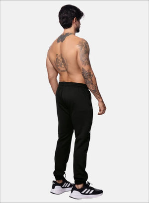 Sudadera deportiva color negro para hombre, marca INIZIO, referencia 86206, vista lateral. Compra al por mayor en int.babalu.com.co en USD.