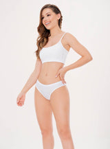 TANGA BRASILERA CHER EN MICROFICBRA, DELICADOS ELASTICOS EN PIERNAS Y CINTURA NO SE MARCA TALLA S - M - L.