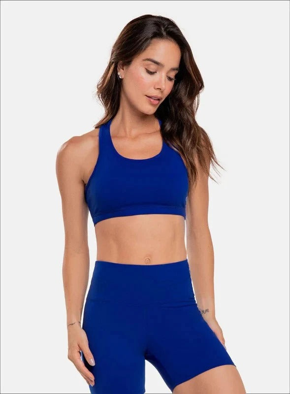 Top deportivo color blanco para mujer, marca BABALÚ, referencia 30053, vista frontal. Compra al por mayor en int.babalu.com.co en USD.
