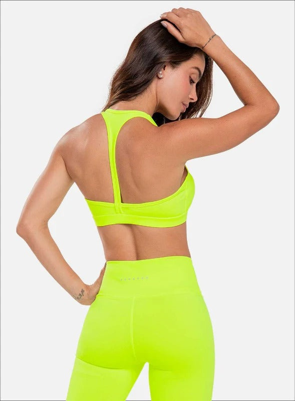 Top deportivo color gris para mujer, marca BABALÚ, referencia 32553, vista trasera. Compra al por mayor en int.babalu.com.co en USD.