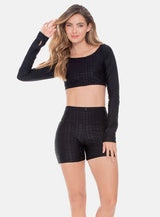 TOP DEPORTIVO  POLIAMIDA JACQUARD