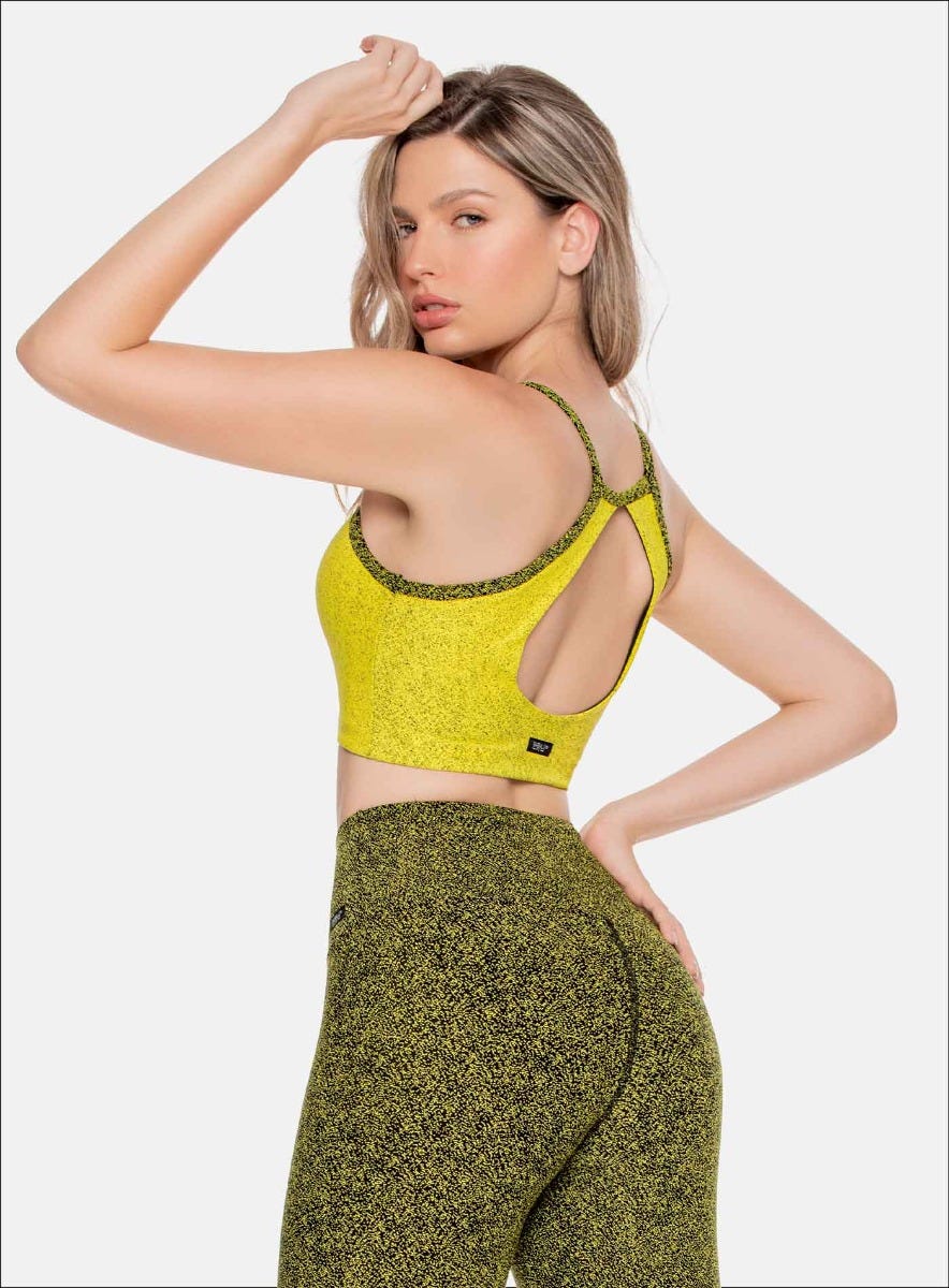 TOP DEPORTIVO POLIAMIDA JACQUARD - PRECIO ESPECIAL