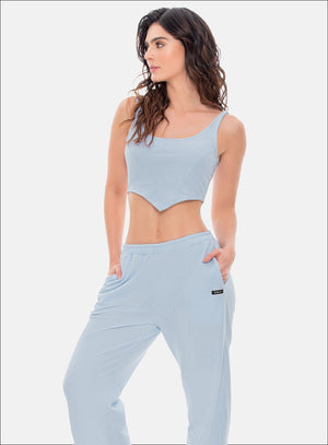 Top deportivo para mujer, marca BABALÚ, referencia 107983, vista detalle. Compra al por mayor en int.babalu.com.co en USD.