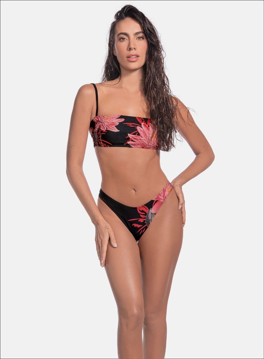 VESTIDO DE BAÑO DOS PIEZAS CON BORDADO CANUTILLO - PRECIO ESPECIAL
